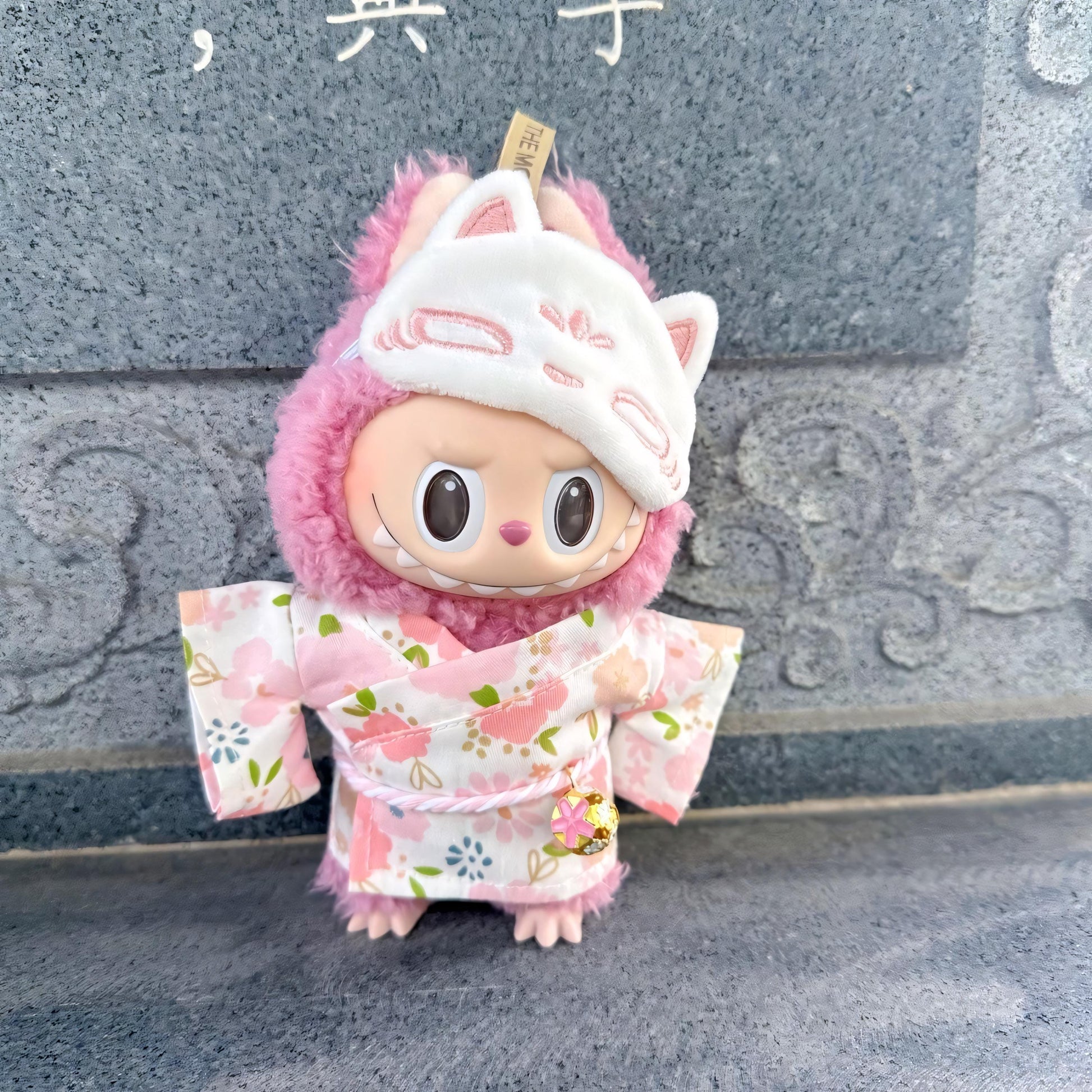 Labubu Doll Clothes Handmade Yukata Outfit Set Japanese Kimono Style Labubu Accessory Doll Not Included